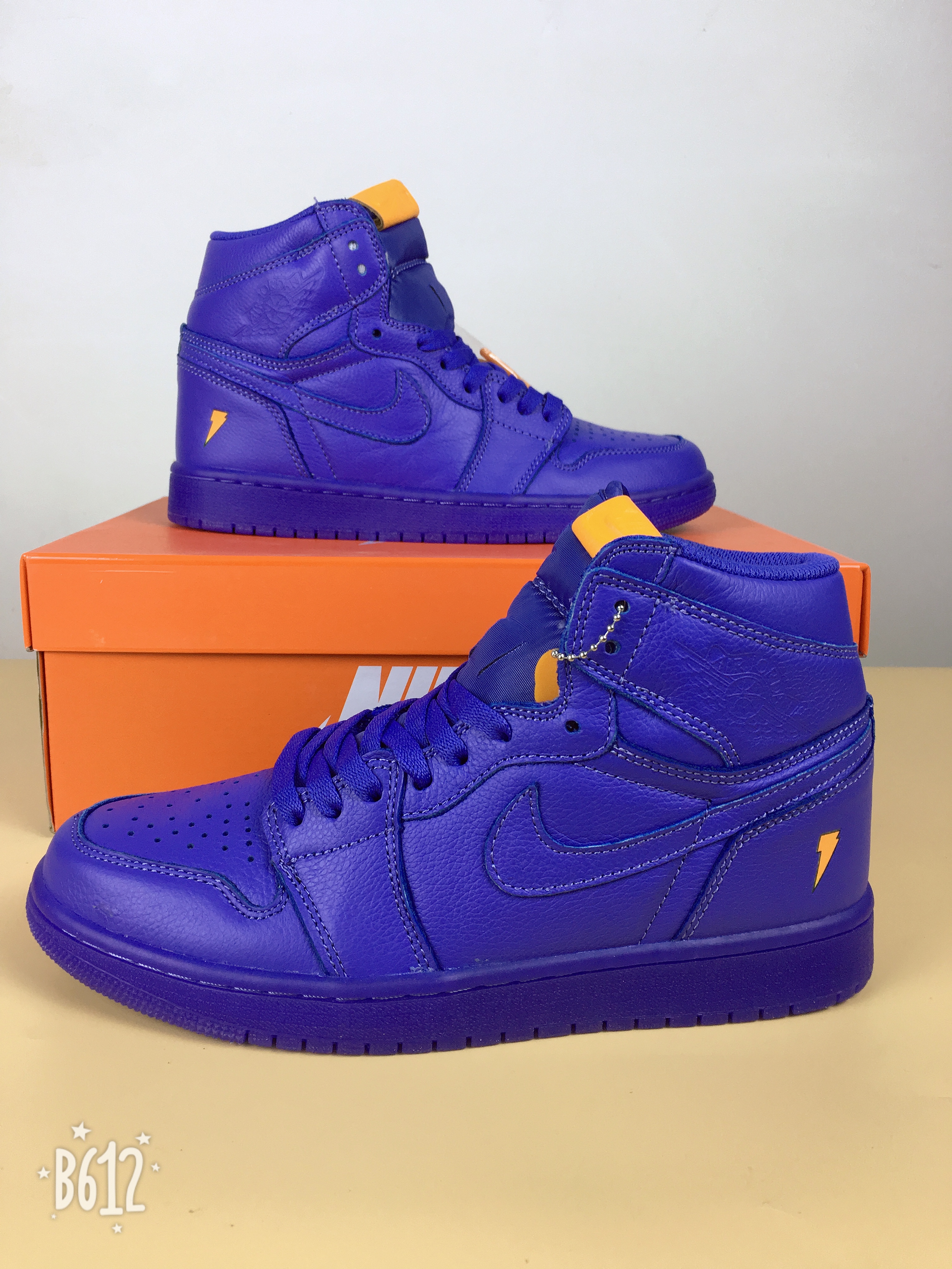 2018 Jordan 1 Gatorade “Grape” Shoes - Click Image to Close